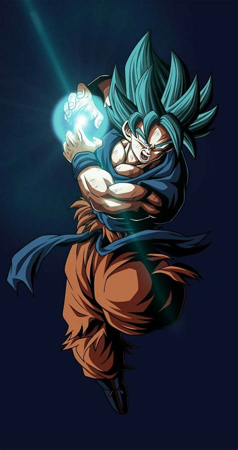 Download Powerful Kamehameha Super Saiyan Son Goku iPhone Wallpaper ...