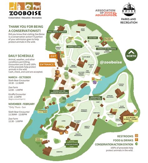 Zoo Map - Zoo Boise