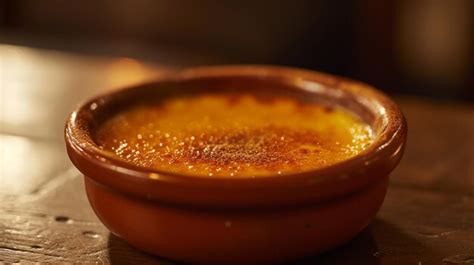 Premium Photo | Crema Catalana a smooth rich custard infused with the ...