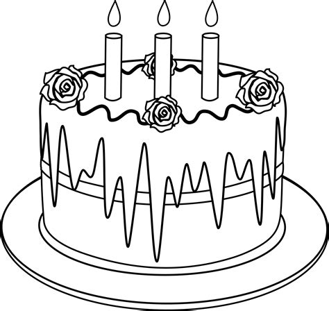 1494+ Birthday Cake Outline Svg - SVG Bundles