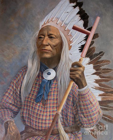 Chief Washakie of the Eastern Shoshone Painting by Nancy Lee Moran | Pixels