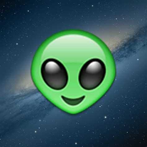 Alien. Emoji Wallpaper