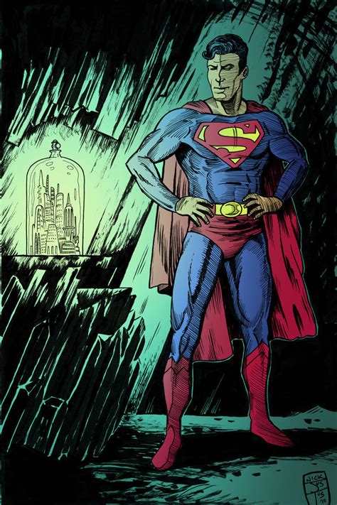 Superman with Kandor Color by NickJustus on DeviantArt