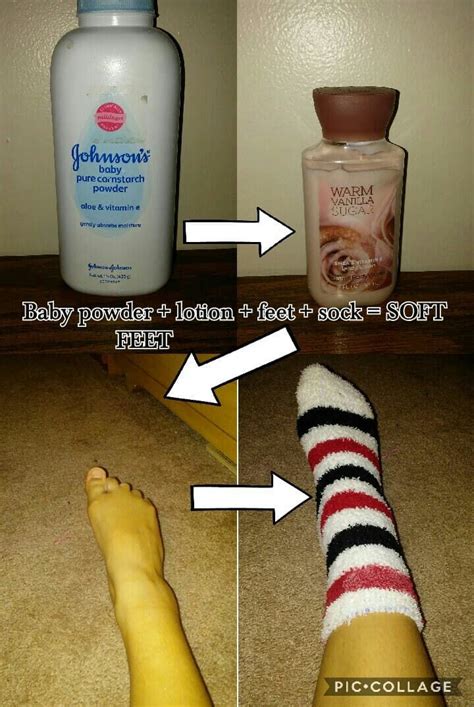 Baby powder + lotion + feet + sock = SOFT FEET😀😀😀😀😀😀 | Soft feet, Soft ...