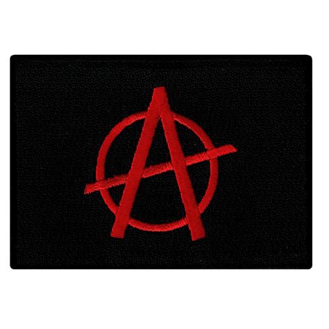 Anarchy Flag Embroidered Patch | PatchAddict