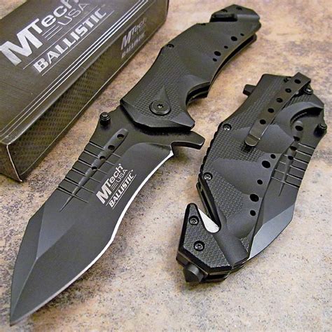 8.75" MTech USA Ballistic MT-A845BK Pocket Knife