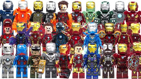 Custom Tony Stark Iron Man Avenger Infinity War B Lego Fit Minifigure ...