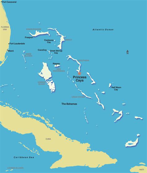 Baltimore Cruise Ports: Princess Cays, Bahamas