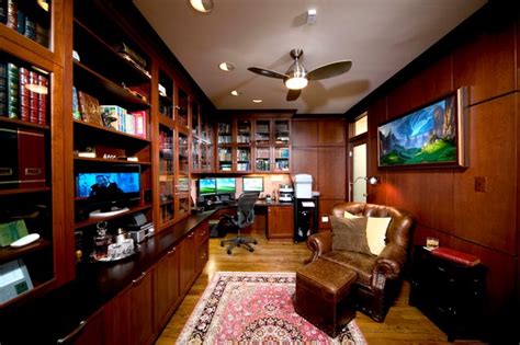 Man Cave/Office - Traditional - Home Office - DC Metro - by Anthony ...