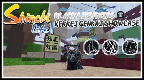 Roblox Shinobi Life 2 (Shindo life): Black Lightning (Black Shock ...