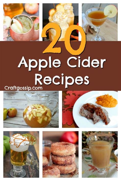 20 Delicious Cider Recipes – Edible Crafts