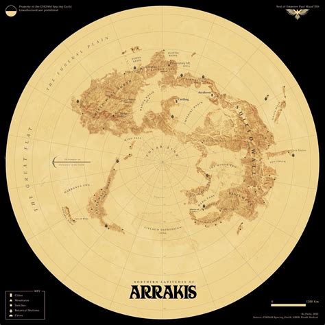 Terrain map of Arrakis’ northern hemisphere I’ve been working on : r/dune