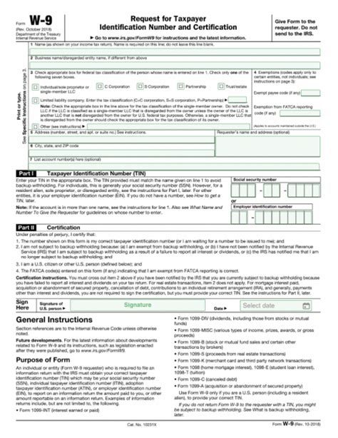 W 9 Form 2024 Free Printable Online - Lelah Natasha