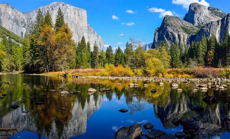 sierra, Nevada, Yosemite, National, Park, Autumn, River Wallpapers HD ...