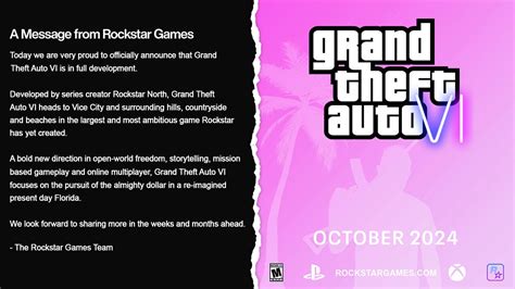 GTA 6...Rockstar Games Just Announced Something HUGE! - YouTube