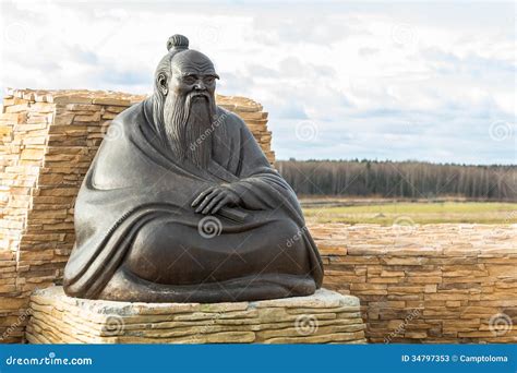 Laozi statue (Lao Tzu) stock image. Image of originator - 34797353