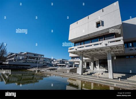 Regensburg, Germany. 22nd Mar, 2022. Building on the campus of the ...