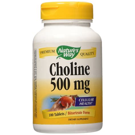 Buy Choline - 100 tablets Supplement Online | Spectrum Supplements