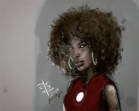 Riri Williams Ironheart by rodreidizon on DeviantArt