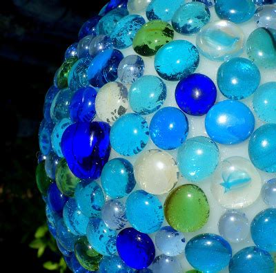 Make The Best of Things: DIY Garden Art Glass Garden Balls