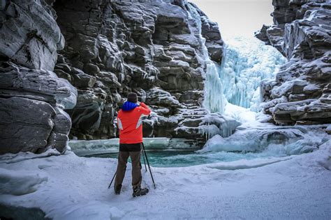 Athabasca Falls Winter