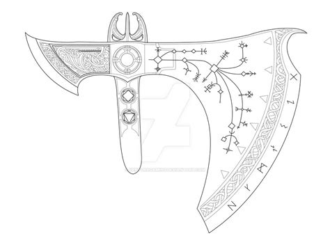 Leviathan Axe side view - Upgraded Blade by VenturaGaming on DeviantArt