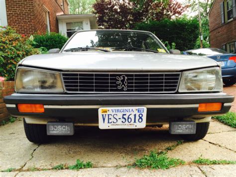 Peugeot 505 Sedan 1985 Silver For Sale. VF3BA116XFS370292 1985 Peugeot ...