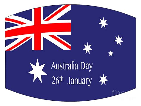 Australia Day Flag Digital Art by Bigalbaloo Stock - Pixels