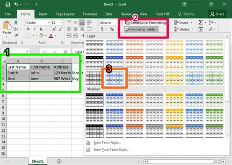 Table and Cell Styles | Computer Applications for Managers | | Course Hero