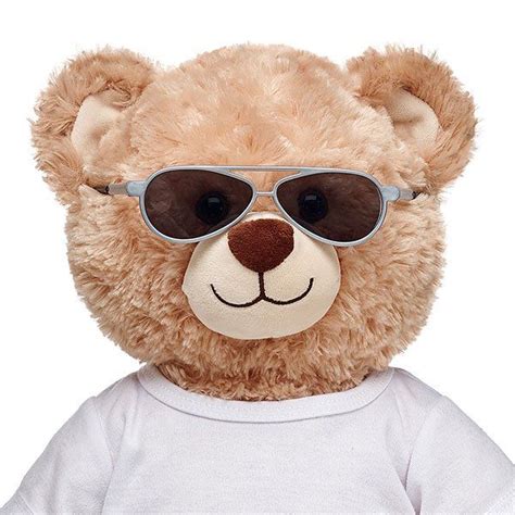 Aviator Sunglasses in 2020 | Teddy bear cartoon, Build a bear, Bear