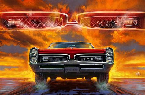 American Muscle Car Paintings :: Behance