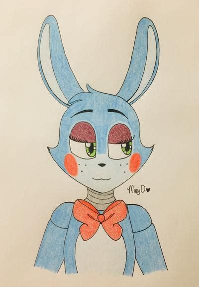 Toy Bonnie fan art I made months ago : r/fivenightsatfreddys