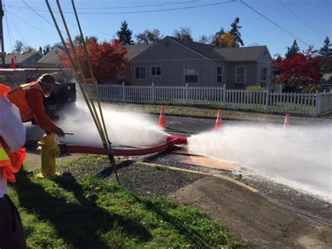 Hydrant Flushing Program | Cottage Grove Oregon