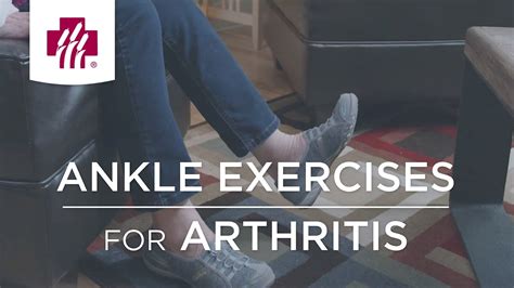 Ankle Exercises for Arthritis - YouTube