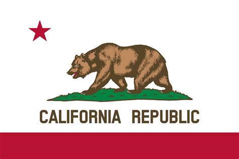 Flag of California Logo PNG Transparent & SVG Vector - Freebie Supply