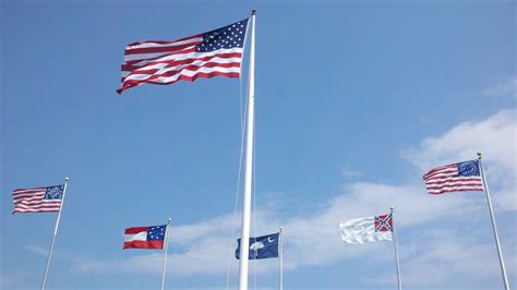 From The Land of Palm Trees: The Flags Flying Over Fort Sumter