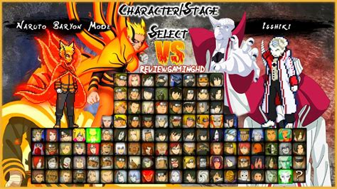 Naruto Shippuden Ultimate Ninja 6 Mugen New 2022 | Full 116 Characters ...