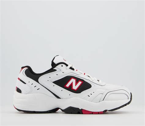 New Balance 452 Trainers White Black Red - Unisex Sports