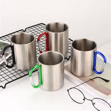 Buy Wholesale China 220ml Stainless Steel Camping Coffee Mug With ...