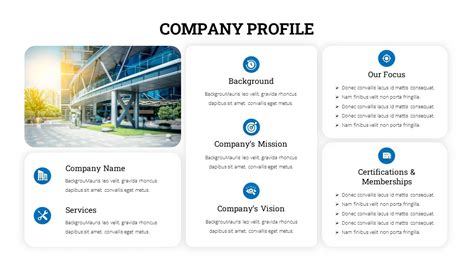 Company Profile Introduction Templates for Google Slides - SlideKit