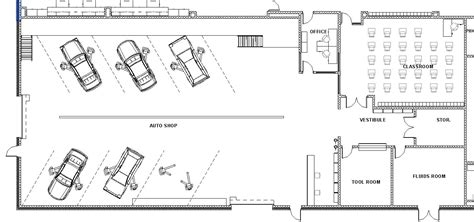 Auto Repair Shop Design Layout Examples