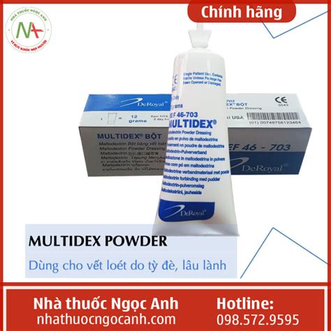 Thuốc Multidex Powder có tác dụng gì? Giá bao nhiêu? Mua ở đâu