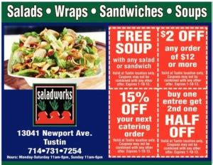 Free Saladworks Coupons - Best Free Stuff Guide | Wrap sandwiches ...