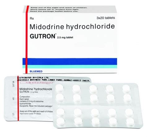 Midodrine Hydrochloride Tablets at Rs 2099 in Solan - ID: 6219390 ...