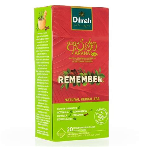 Arana Herbal Infusion Tea | Dilmah Herbal Tea | Tea Brands