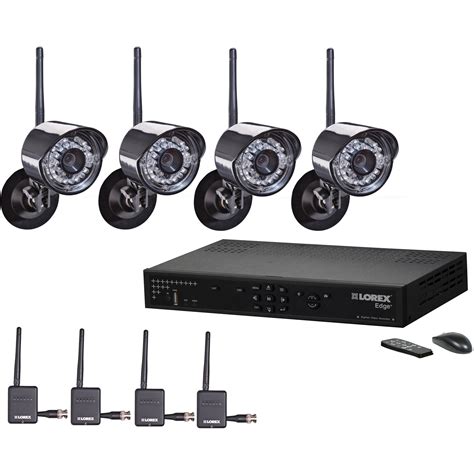 Lorex 8 Channel Edge + Wireless Security Camera LH328501C4W B&H