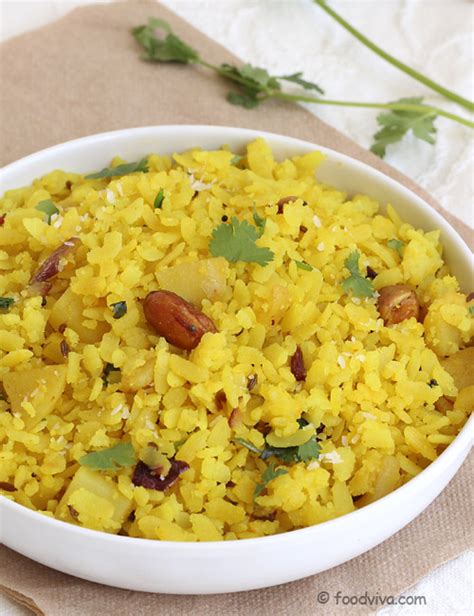 Poha Recipe With Step By Step Photos - Aloo Pohe - Batata Poha