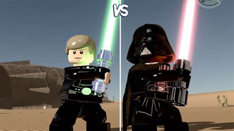 Star Wars Luke Skywalker Vs Darth Vader Lego