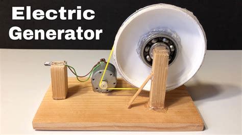 Electric Generator Science Project Homemade