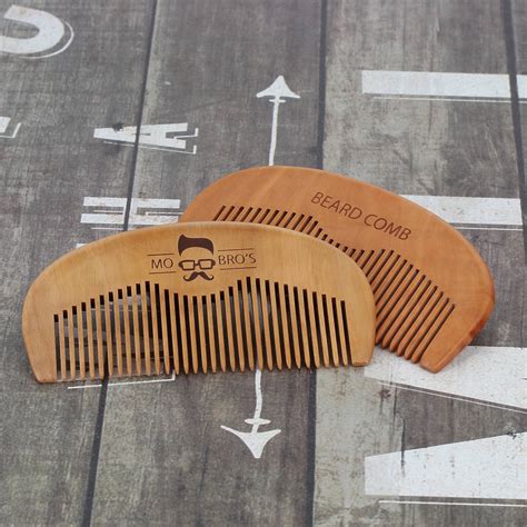 wooden beard comb by mo bro's | notonthehighstreet.com